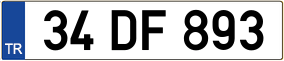 Truck License Plate